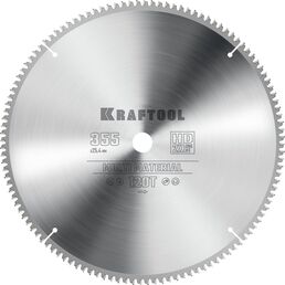 Диск пильный по алюминию KRAFTOOL Multi material 36953-355-25.4