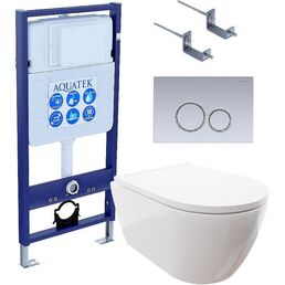Комплект унитаза с инсталляцией Aquatek