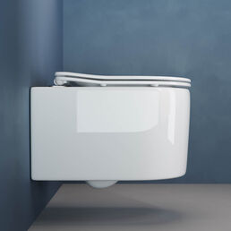 Унитаз подвесной Ceramica Nova Moments CN3003 с сиденьем микролифт, белый