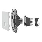 Розетка компьютерная RJ45 категория 5e UTP - Lexman Lilian - алюминий