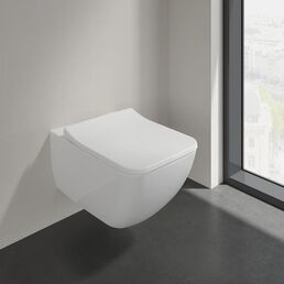 Унитаз подвесной Villeroy&Boch Venticello 38 см 4611RS01 белый с сиденьем микролифт