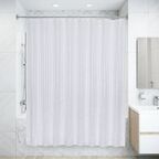 Штора для ванной Bath Plus 240x200 см полиэстер цвет белый