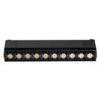 Трековый светильник линейный светодиодный Jazzway PTR 2130R 20 Вт 4000 К однофазный цвет черный