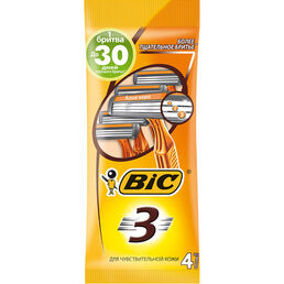 Бритва BIC 3 Sensitive 4 шт