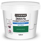 Эмаль акриловая универсальная Luxens цвет зеленый матовый 0.9 кг