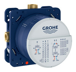 Универсальная встраиваемая часть GROHE Rapido SmartBox для вентилей, смесителей и термостатических смесителей Grohtherm SmartControl  (35600000)