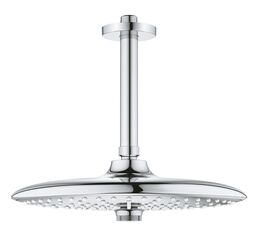 Верхний душ GROHE Euphoria 260 SmartControl с потолочным душевым кронштейном 142 мм, расход 9.5 л/мин, хром