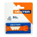 Лезвие трапециевидное Dexter 316-00465 19 мм, 5 шт.