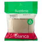 Выключатель встраиваемый Systeme Electric Blanca 1 клавиша цвет титановый