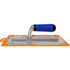 Гладилка зубчатая из нержавеющей стали Vertextools 16-08-10 128x280 мм, зуб 10x10 мм