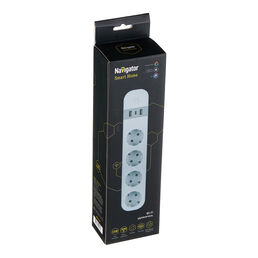 Умный удлинитель Navigator Smart Home NSH-PE-01 белый