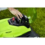 Газонокосилка аккумуляторная бесщеточная GreenWorks 2512607UD 48 В 41 см 2x4 Ач АКБ и ЗУ входит в комплект