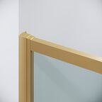 Душевой уголок Grossman Cosmo 100x80 120.K33.02.1080.32.00 без поддона, стекло прозрачное, профиль золото сатин