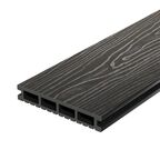 Террасная доска ДПК Decking цвет Жженый кедр 3000x150x24 мм двусторонняя вельвет/структура дерева 0.45 м²
