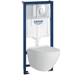 Комплект Grohe Rapid SL 39189001 подвесной унитаз + инсталляция + кнопка смыва