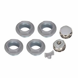 Комплект монтажный Royal Thermo, сталь, настенный, 1x3/4", серебристый