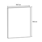 Фасад для кухонного шкафа Реш 59.7x76.5 см Delinia ID МДФ цвет синий