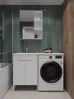 Комплект мебели Orange Optima STD-120TUW+RAL 120 см, левая, напольная, белая глянцевая