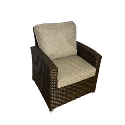 Набор садовой мебели Greengard Альби сталь цвет коричневый диван 1 шт. кресла 2 шт. пуфик 2 шт стол 1 шт