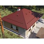 Металлочерепица 0.5 мм 2250x1180 мм RAL 3005 красный