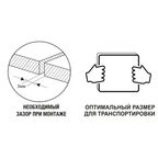 Фанера 15 мм нешлифованная 1525x1525 мм ФК сорт 4/4 2.325 м²