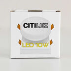 Светильник встраиваемый Citilux CLd5310w Вега 10wx3000k