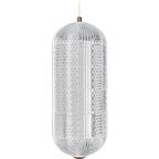 Светильник подвесной светодиодный Escada Moonstone 610/S 3 м² нейтральный белый свет цвет золото