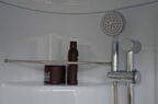 Душевая кабина Royal Bath 100х100 100NRW-С с гидромассажем, стекло матовое, профиль белый