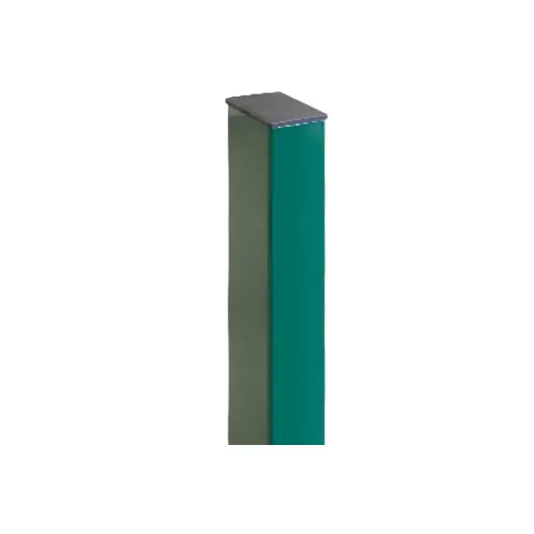 Столб для забора GRIDER 40x20 мм 2.5 м RAL 6005