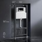 Инсталляция для подвесного унитаза AM.PM Tech I012704LM пневматика