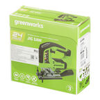 Лобзик аккумуляторный Greenworks GD24JS 24 В без АКБ и ЗУ (3601407)
