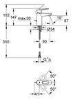 Смеситель для раковины Grohe BauEdge 23329000