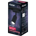 Трековый светильник спот поворотный Ritter Artline 55x87мм под лампу GU10 до 2.6м² пластик цвет чёрный