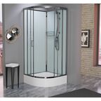 Душевая кабина Frank 100x100 F400/1 М без крыши, стекло матовое, профиль хром