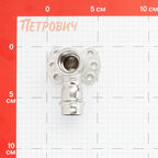 Водорозетка Valtec (VTi.954.I.001804) 18 мм х 1/2 ВР(г) нержавеющая сталь