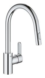 Смеситель для мойки с выдвижным аэратором GROHE Eurostyle Cosmopolitan, высокий излив, хром (31482003)