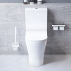 Унитаз-компакт Damixa Sirius DX86C8600SC белый, с крышкой микролифт