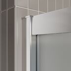 Душевая дверь в нишу BelBagno Luce 120x195 LUCE-BF-1-120-P-Cr стекло рифленое, профиль хром