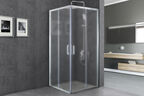 Душевой уголок Royal Bath 100х100 RB HPD-C-ST стекло матовое, профиль сатин