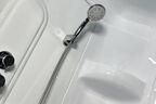 Душевая кабина Royal Bath 120х80 RB 8120BK1-T L стекло прозрачное, профиль белый