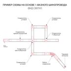 Трековый шинопровод накладной однофазный 3 м цвет черный