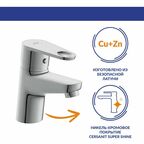 Комплект мебели для ванной 5 в 1 Cersanit Lara 40 см глянцевый цвет белый