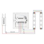 Контроллер встраиваемый RGB 12-24 В 144 Вт IP33