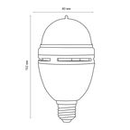 Лампа светодиодная Volpe Disco E27 3 Вт свет RGB