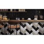 Плитка настенная Kerama Marazzi Бланше 9.9x20 см 0.79 м² глянцевая цвет черный