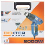 Фен технический сетевой Dexter HG-DP2000, 2000 Вт