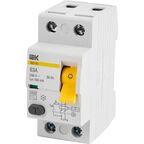 УЗО IEK ВД1-63 2Р 63 А 100 мА 4.5 кА AC