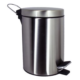 Мусорное ведро WasserKRAFT K-633NICKEL 3 л