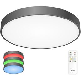 Потолочный светильник круглый RGB светодиодный с пультом (ночной режим, таймер) Citilux Купер CL724105G1