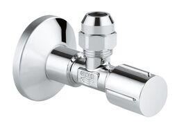 Угловой вентиль GROHE 1/2″-3/8″ для подключения смесителей, хром (22037000)